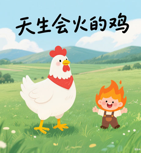 会火的鸡